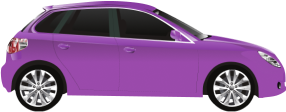 purple car